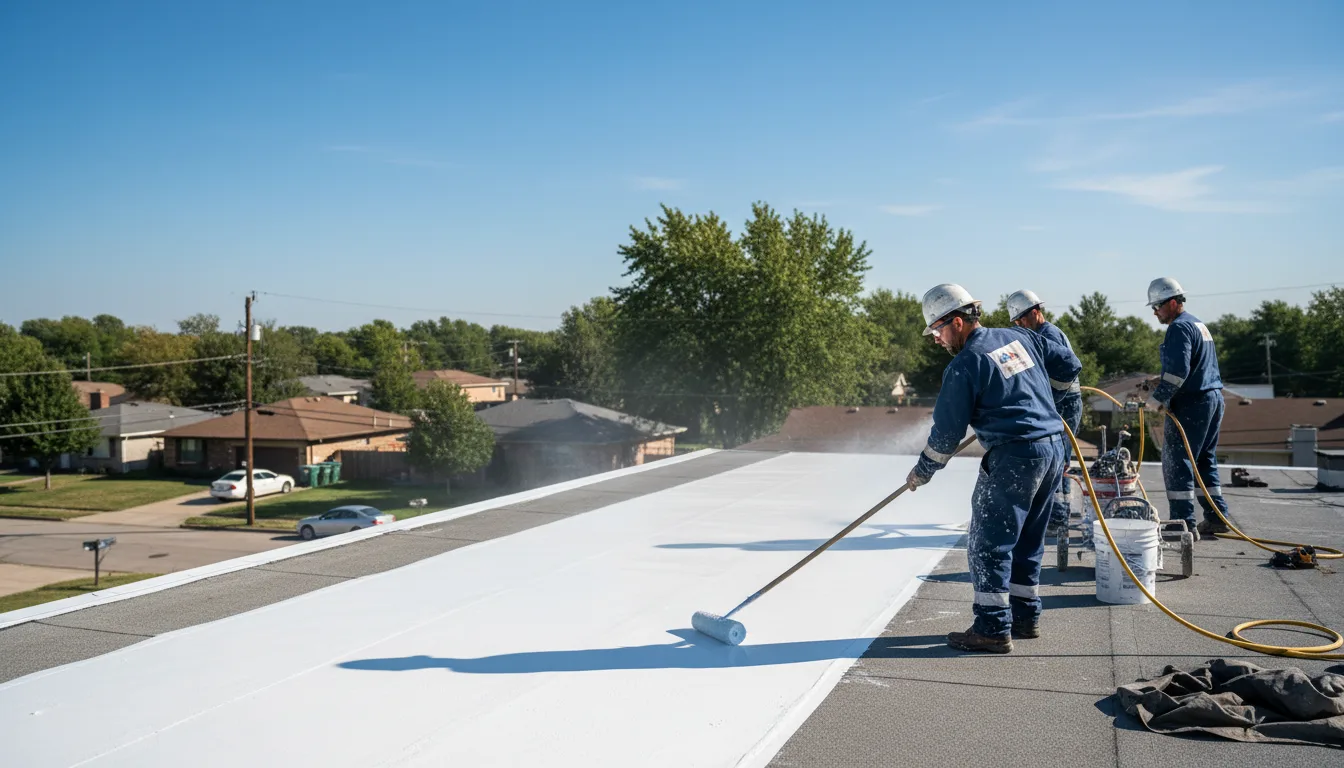 Commercial roof coating in Weston, VT near me